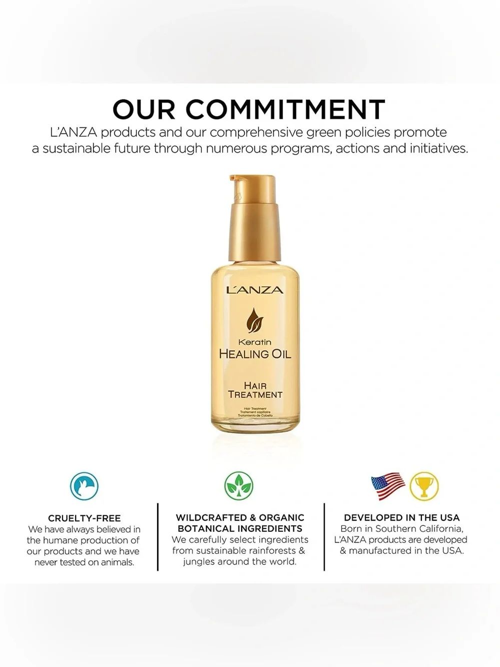 Lanza Keratin Healing Oil Hair Treatment
